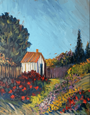 After Van Gogh - A Landscape with Aisling Mckeown