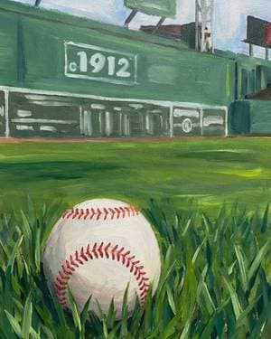 Fenway Hope Springs Eternal - Paint and sip event at Mighty Squirrel Fenway in Boston, MA - PaintNite.com