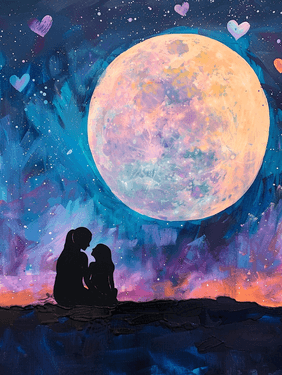 Best Friends - Mama & Me - Paint and sip event at Kelseys Original Roadhouse in Richmond Hill, ON - PaintNite.com