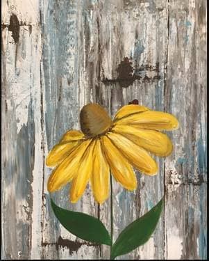 Sunshine Daisy - Paint and sip event at Bertucci's Chelmsford in CHELMSFORD, MA - PaintNite.com