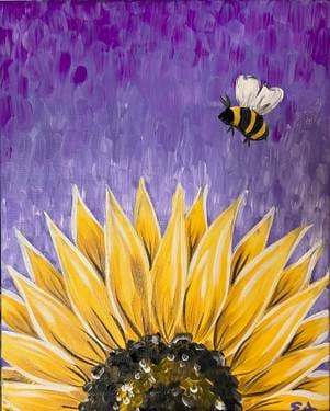 Sunflower Daze — Painting