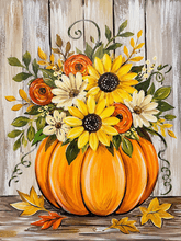 Sunflower Floral Bouquet Pumpkin thumbnail