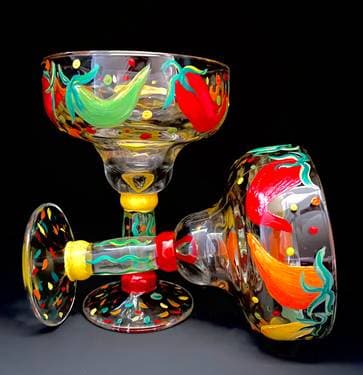 Fiesta chili margarita glasses - Paint Nite event in OLD BRIDGE, NJ