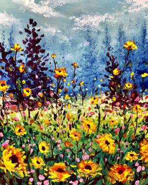 Magnificent Meadow Paint Nite — Painting