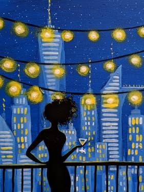 A Toast to New York City - Paint and sip event at Hamilton Hall - Hamilton Heights in NEW YORK, NY - PaintNite.com