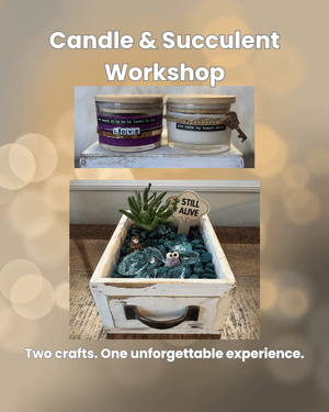 Candle & Succulent Workshop - Paint Nite event in Tottenham, ON