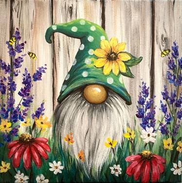Green Garden Gnome with Joyce (Of Art!!) Team Creative Magic