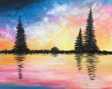 Bottlescrew Bills - Glorious Campsite Sky — Painting