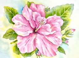 WATERCOLOR Majestic Hibiscus thumbnail