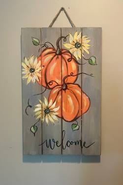 Craft Nite: Wood Painting Welcome sign — Painting