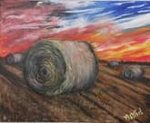 Hay Harvest Sunset thumbnail