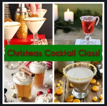 Christmas Cocktail Class! — Painting