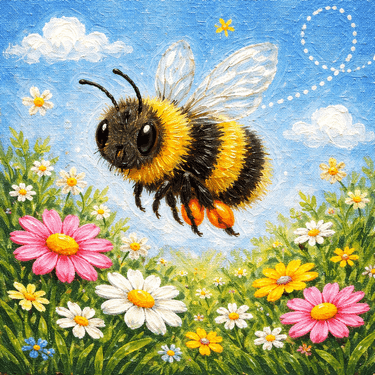 Spring Bumble Bee - Paint and sip event at Murphy's Irish Pub and Restaurant in SONOMA, CA - PaintNite.com
