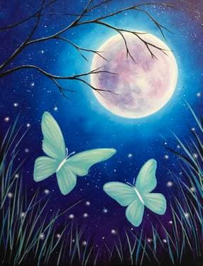 On Demand: Moonlight Magic Butterflies with Yulia Art Studio (RMM Ltd.)