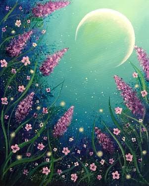 Moonlight Magic Garden - Paint and sip event at Casa Mexico (Kanata) in Kanata, ON - PaintNite.com
