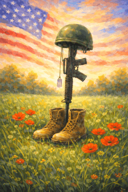 Remember our Heroes on Memorial Day - Paint and sip event at Mountain Mike's Pizza in Napa, CA - PaintNite.com