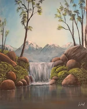From the Snowcaps Ward Parker Style — Painting