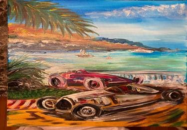 Need for Speed Series : Vintage Racing - Paint and sip event at Ace and vine in NAPA, CA - PaintNite.com
