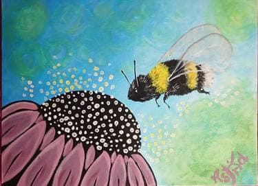 Bee-utiful Cone Flower with Melody Gillespie