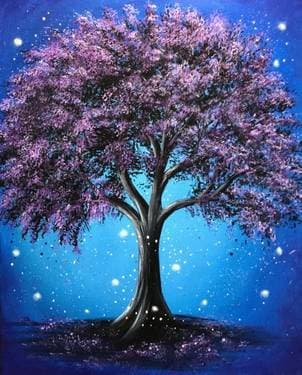 Oak Tree Magic with JOANN. - Paint and sip event at Mimi's Cafe (Tustin) in Tustin, CA - PaintNite.com