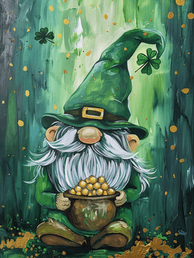 Little Lucky Gnome - Paint Nite event in Levittown, NY