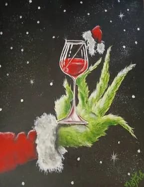 Grinchmas Cheer — Painting
