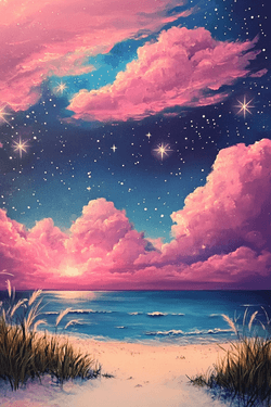 Magical Beach Sunset - Paint Nite event in sa, CA