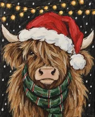Moo-Christmas — Painting