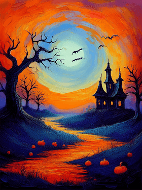 Halloween Paint Nite — Painting