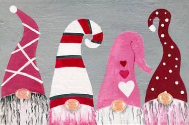 Hanging with my Gnomies - Paint and sip event at The Point in Boston, MA - PaintNite.com