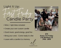 FIRST FRIDAY Candle-Making Party thumbnail