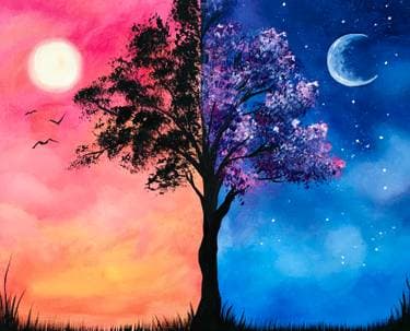 Where the Sun Meets the Stars - Paint and sip event at AC Hotel Downtown San Jose in San Jose, CA - PaintNite.com