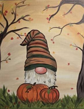 Fall Gnome - Paint Nite event in Ottawa, ON