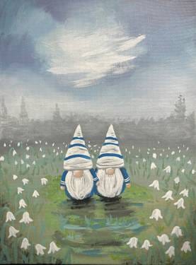 Gnomebody Comes Between Us Paint Nite @ Broadway Nepean SATURDAYS — Painting