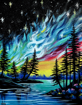 Colorful Night Sky II thumbnail