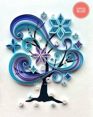 Winter Wonderland - Paper Quilling with Deepa Krishnan