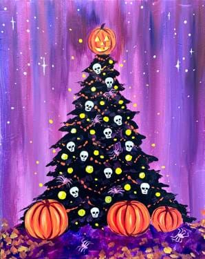 Halloween Dream Tree — Painting