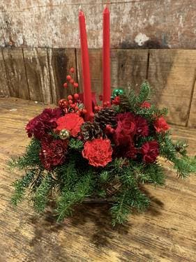 Christmas Cheer Centerpiece - Paint Nite event in Oakdale, NY