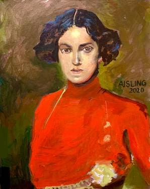 Joaquin Sorolla - Maria with Red Blouse (1910) with Aisling Mckeown