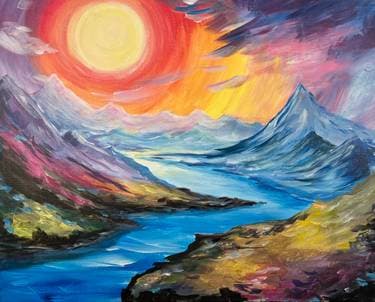 First Light - Paint and sip event at Village Brewery in Calgary, AB - PaintNite.com