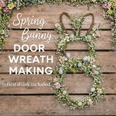 Spring Bunny Wreath Making Workshop- First Drink Included thumbnail