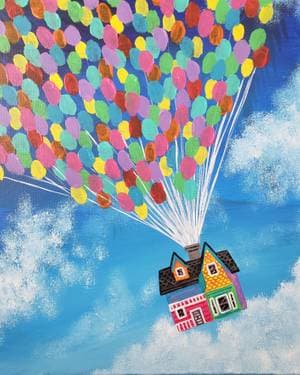 Spirit of Adventure - Paint and sip event at The Coffee Joint in Denver, CO - PaintNite.com