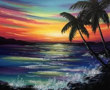 The Sound of Colour - Paint Nite event in Los Angeles , CA