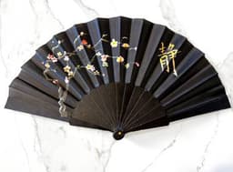 Chinese Zen Cherry Blossom Fan thumbnail