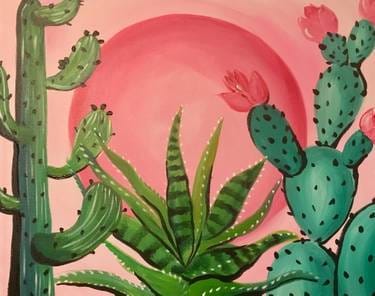 Under The Desert Sky Paint and Sip Event In Tempe Az — Painting