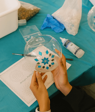 Mosaic Candle Making | Thornton Arms 2:00 | 15 February 2026 — Painting