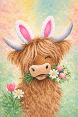 Somebunny Loves Moo - Paint and sip event at CJ's Pizza Bar & Grill in Rocklin, CA - PaintNite.com