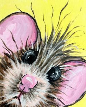 Peek-a-Boo Mouse - Paint Nite event in Calgary , AB