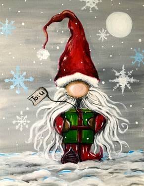 Gnome Visit — Painting