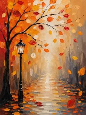 Leaves in the Wind - Paint Nite event in Saint-Jean-sur-Richelieu, QC